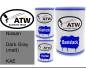 Preview: Nissan, Dark Gray (matt), KAE: 500ml Lackdose + 500ml Klarlack + 250ml Härter - Set, von ATW Autoteile West.
